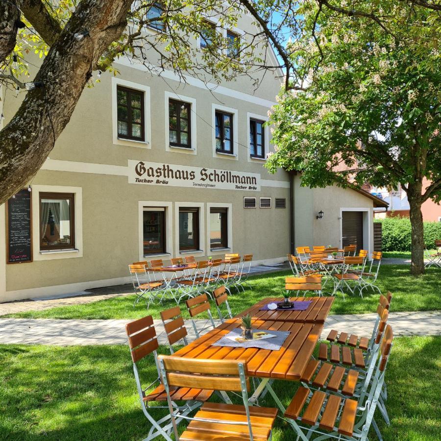 Gasthaus Schoellmann Feuchtwangen Esterno foto
