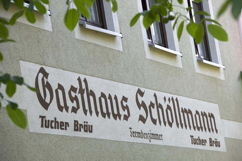 Gasthaus Schoellmann Feuchtwangen Esterno foto