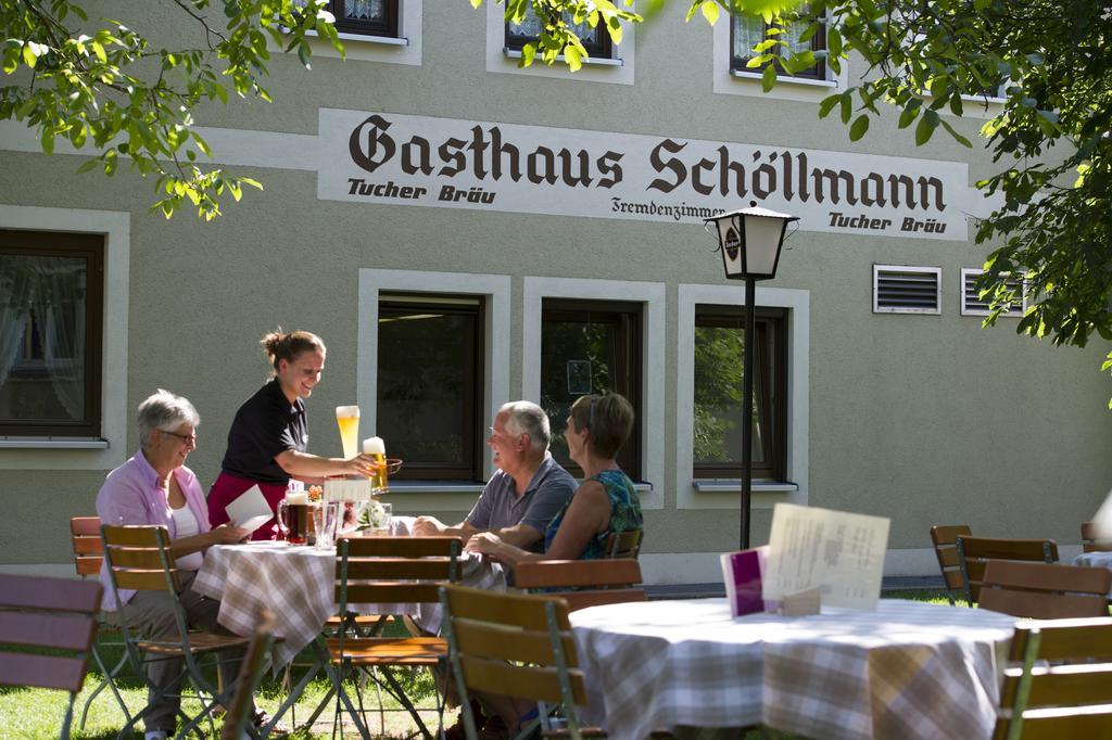 Gasthaus Schoellmann Feuchtwangen Esterno foto