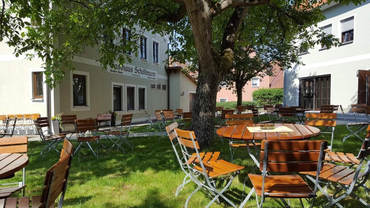 Gasthaus Schoellmann Feuchtwangen Esterno foto